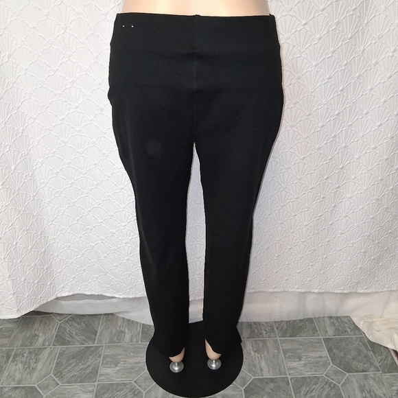 Rafaella Women Size L Pants Black Comfort Trousers - Picture 7 of 14